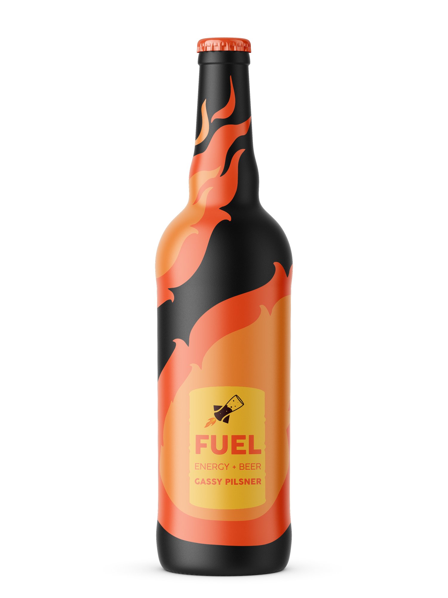 FUEL Orange Bottle