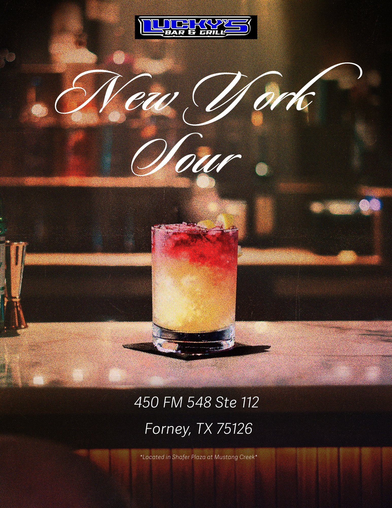 Lucky's New York Sour