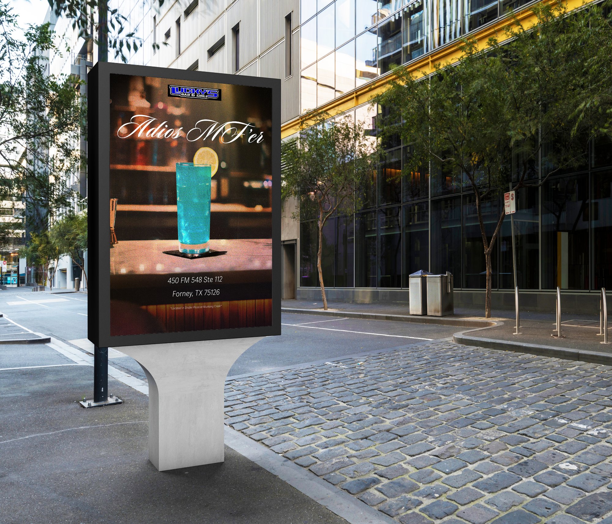 Lucky's Outdoor Mockup