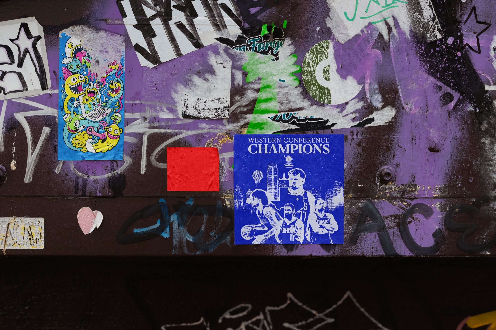 Mavs Street Poster Mockup